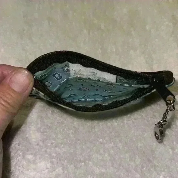 Vera Bradley RETIRED Pattern - Java Blue ID and change purse - Picture 4 of 6